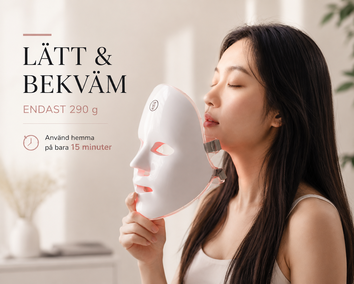 VelvetVision GlowMask™ – LED-ljusterapimask