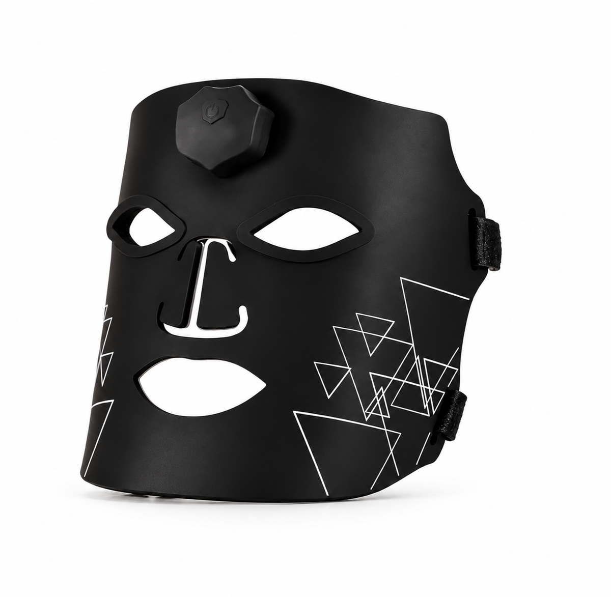 VelvetVision Onyx LED-mask – Ljusterapi i Svart